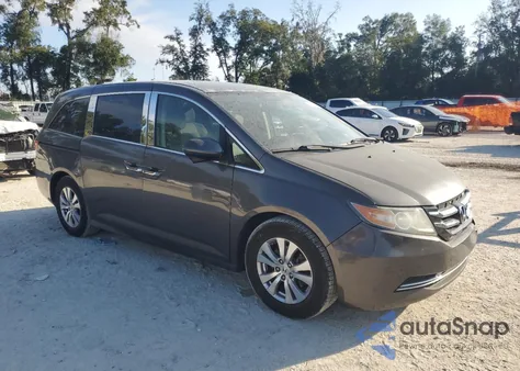2016 Honda Odyssey Se z USA, uszkodzony, nr VIN 5FNRL5H36GB089031